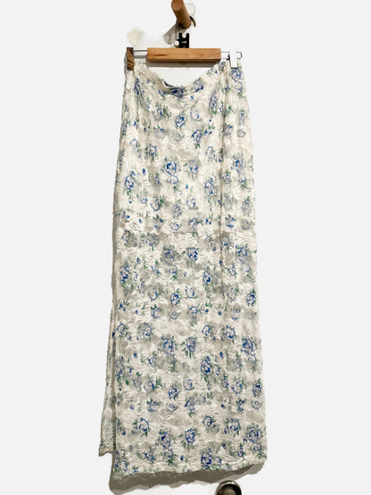 Mimosa White and Blue Jolene Lace Set - Large