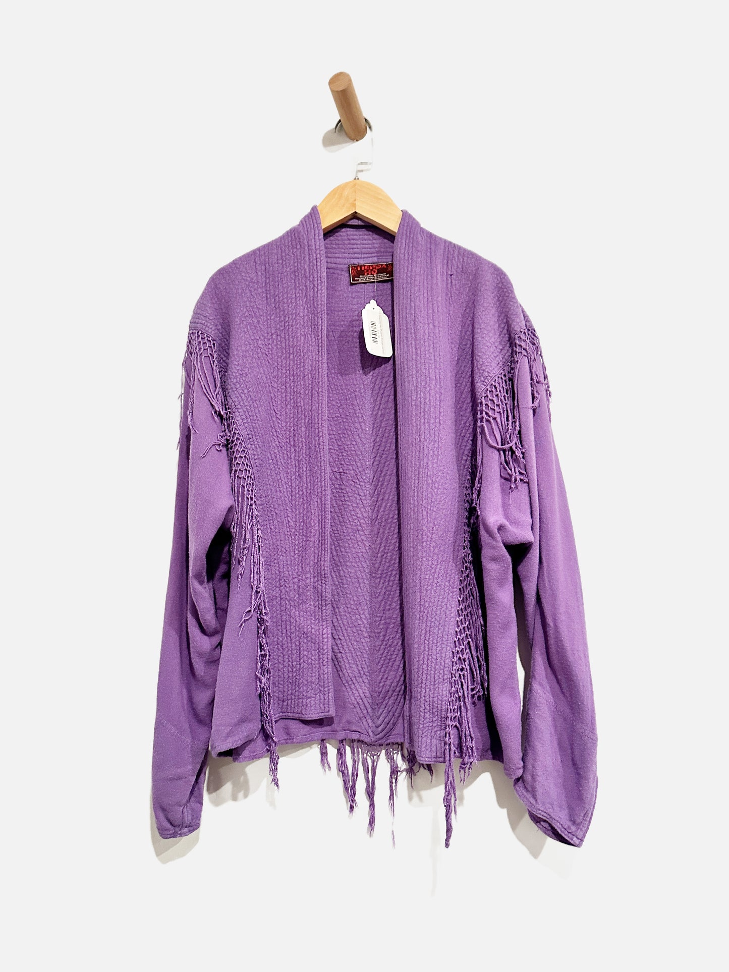 Tienda Ho Purple Fringe Jacket
