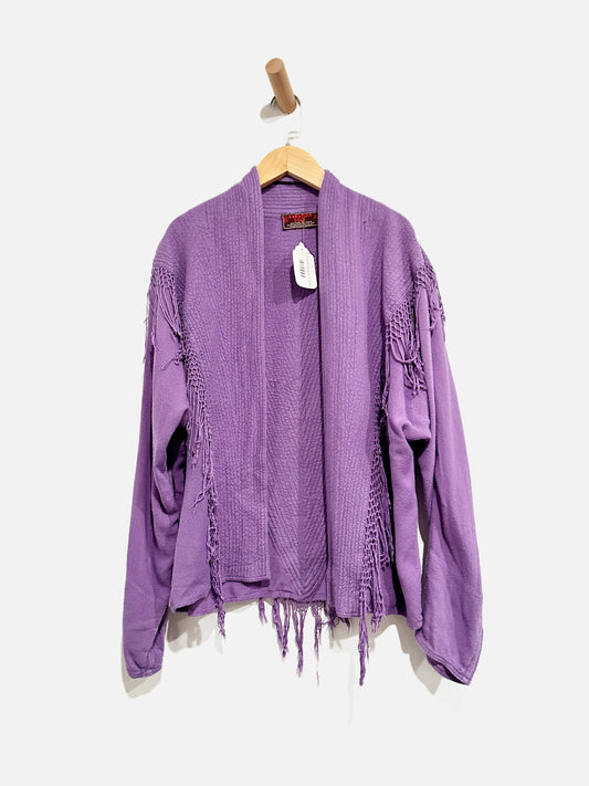 Tienda Ho Purple Fringe Jacket