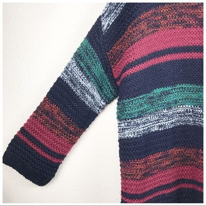 Xirena Colorful Stripe Alpaca Blend Sweater Size Large