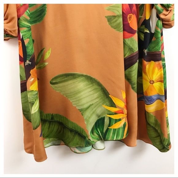 NWT Farm Rio Tropical Desire Midi Dress Size Small