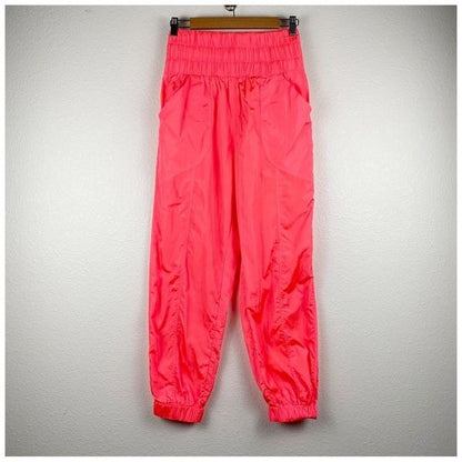 Free People The Way Home Jogger in Papaya Punch Size Small