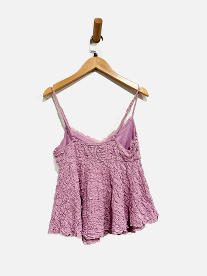 Urban Outfitters Maggie Lace Purple Babydoll Cami - Small