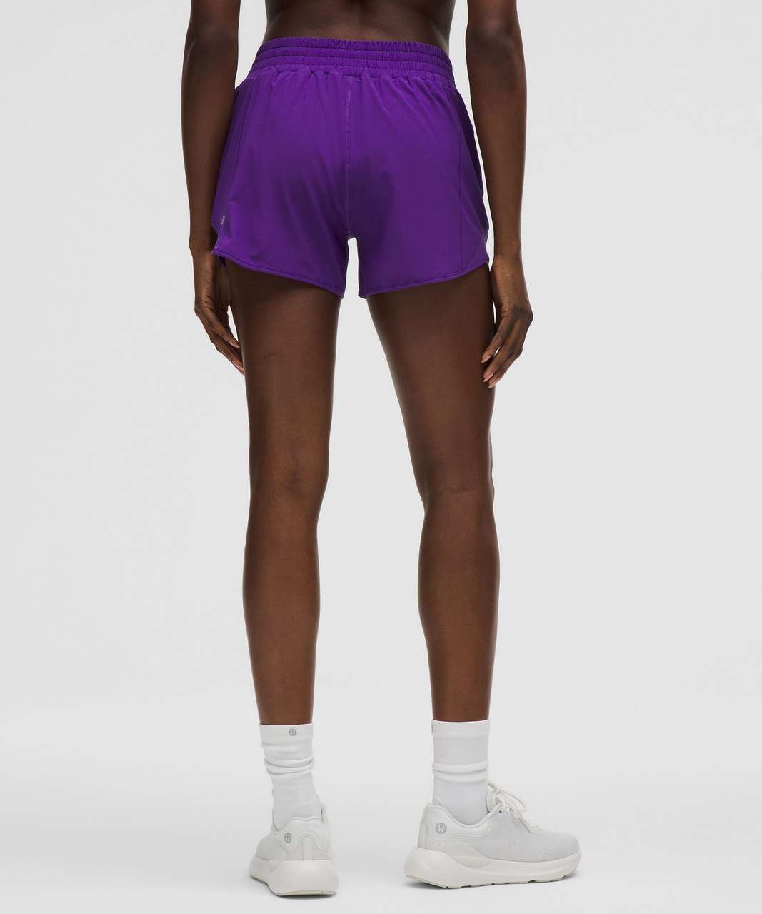 Lululemon Hotty Hot High-Rise Lined Short 4" in College Purple - 8