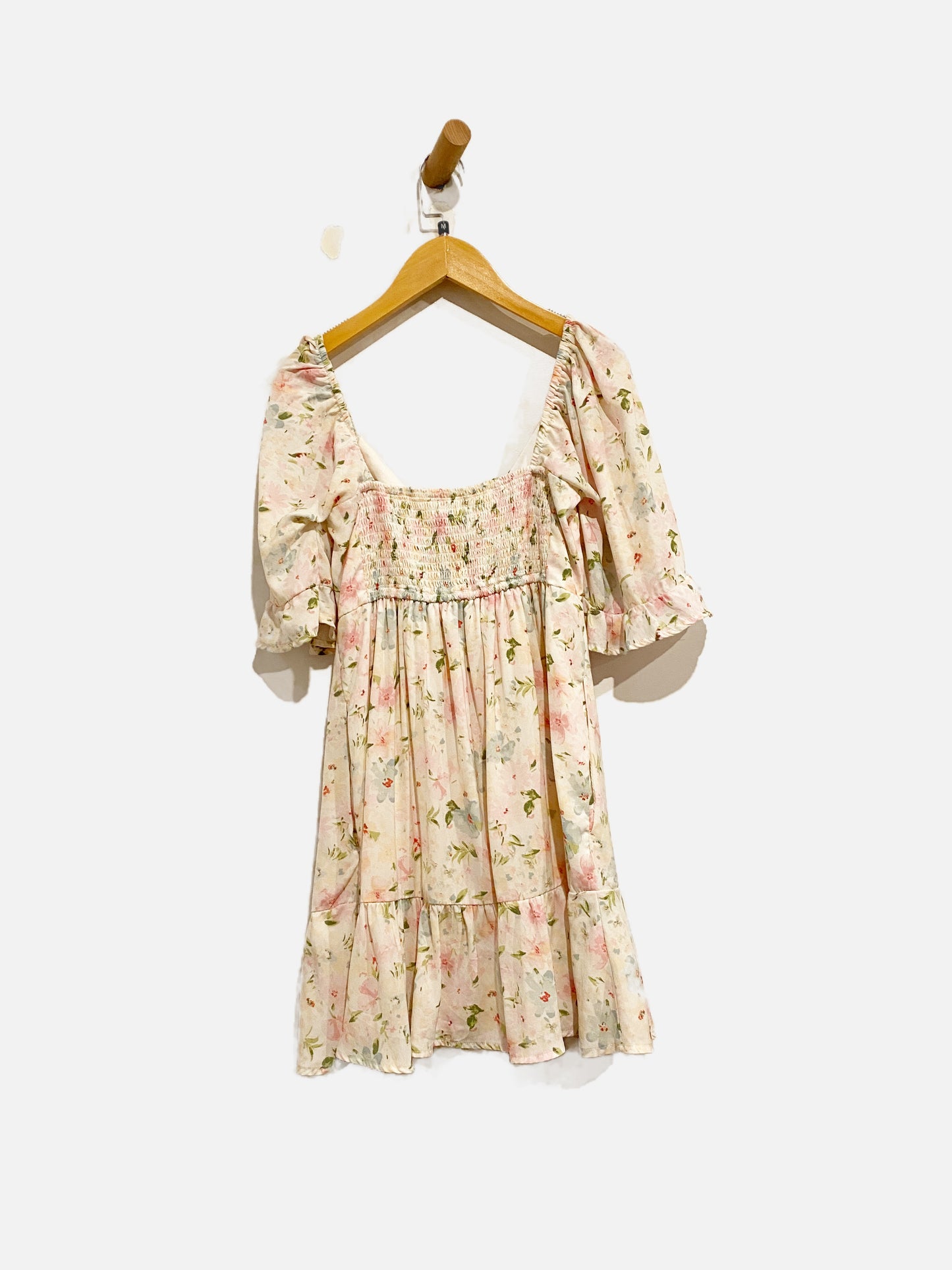 Abercrombie & Fitch Pink Floral Mini Dress - Medium