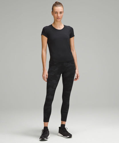 Lululemon Wunder Train Contour Fit High-Rise Tight 25" in Camo Deep Coal - 0
