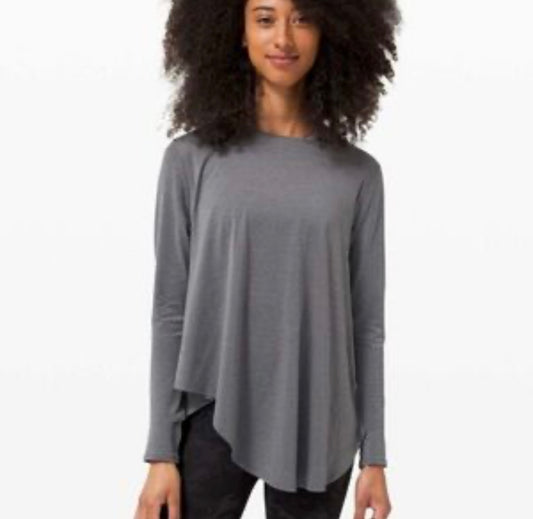 Lululemon Gray Asymmetric LS Tee - 8