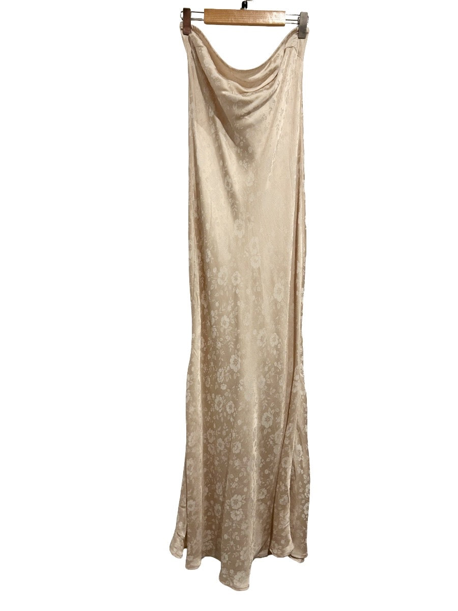 Princess Polly Salvin Strapless Maxi Dress in Champagne - 6