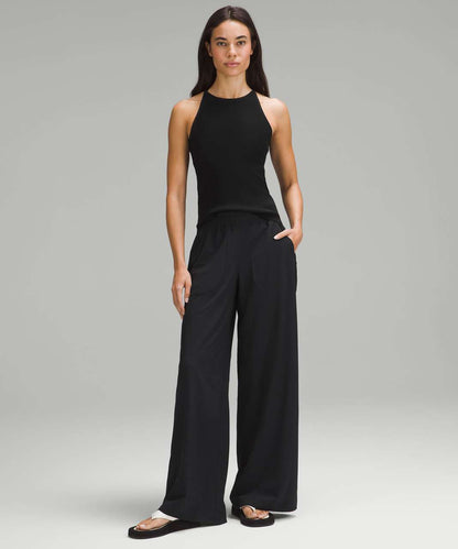 Lululemon Swift Wide-Leg Mid-Rise Pant Full Length in Black - 8
