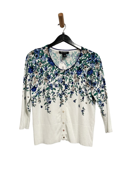 WHBM White Garden Party Cardigan - Medium