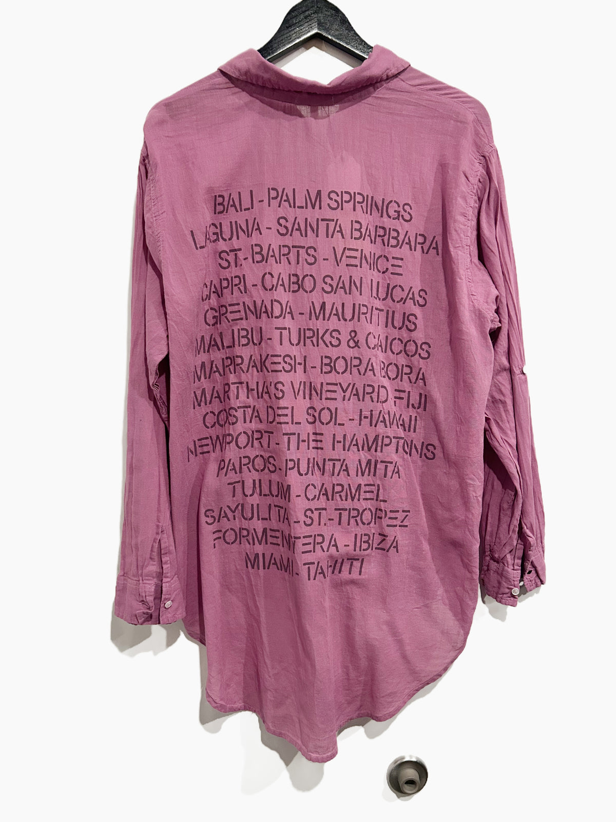 Sundry NWT Destinations Oversized Shirt in Orchid - 3 (Large)