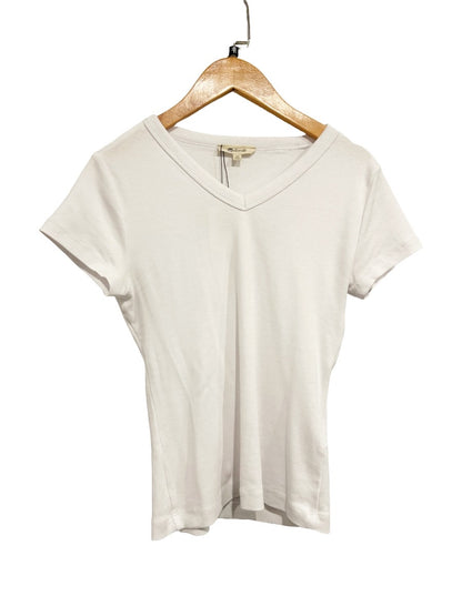 Madewell The '90s V-Neck Baby Tee in White - XS