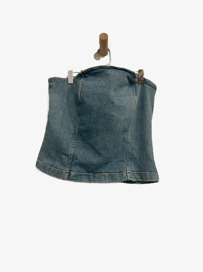 MNG Denim Tube Top - XL
