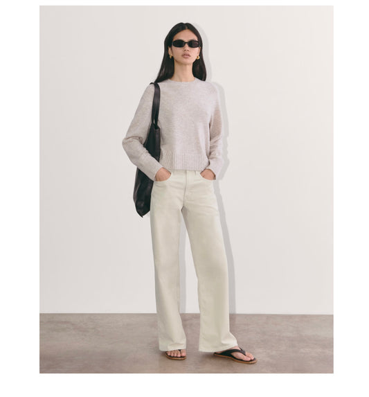 Everlane White Corduroy Pants - 2