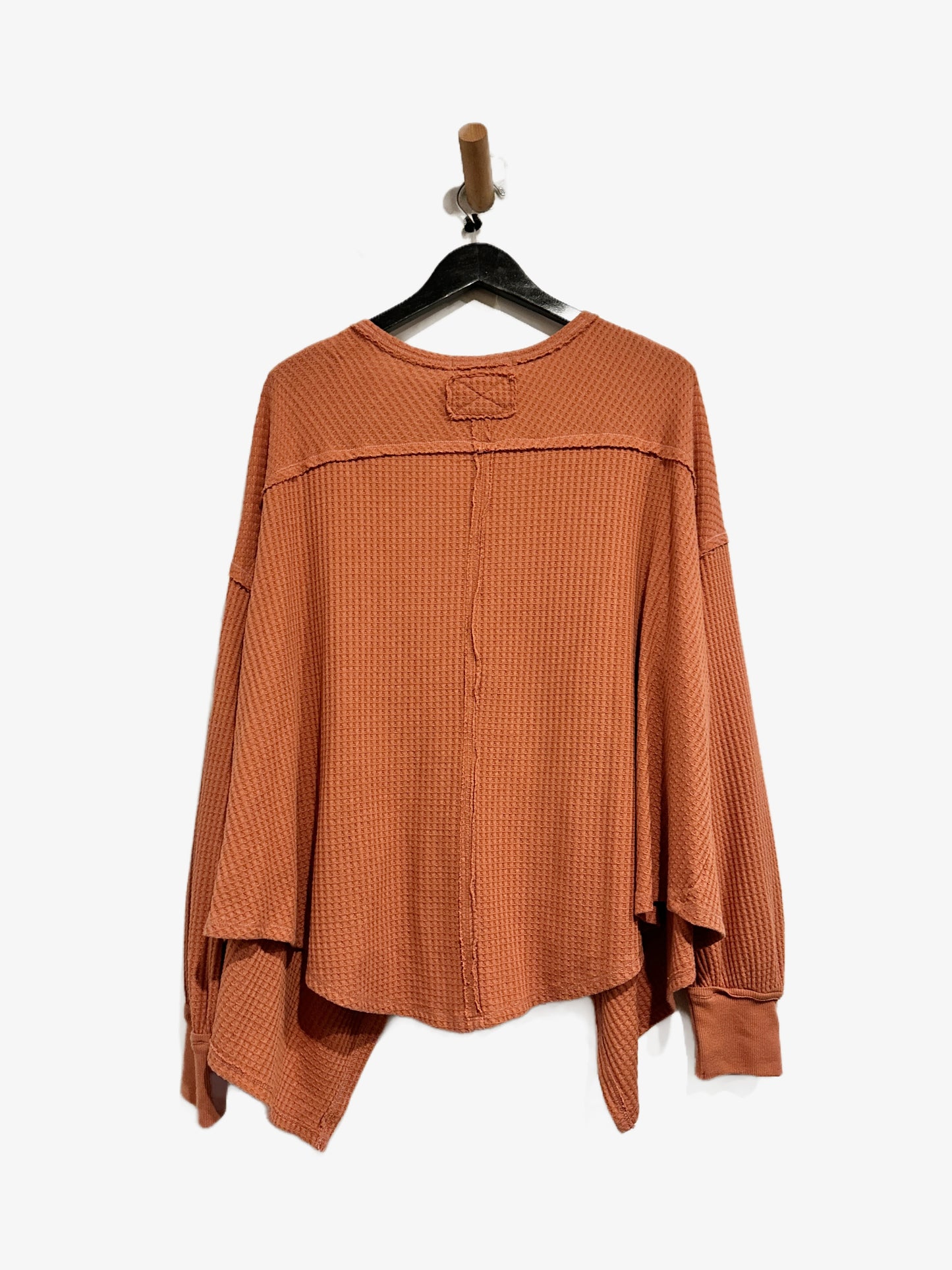Free People Coraline Oversized Thermal Top in Autumn Glaze - Small