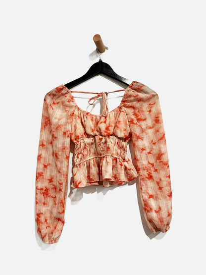 Dizzy Lizzy Pink Dye Blouse - XS