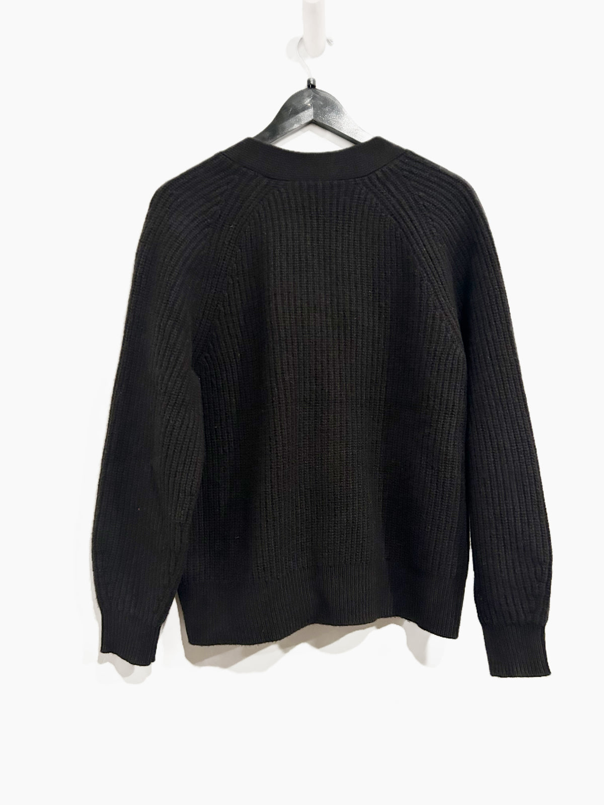 Everlane The Felted Merino Cardigan in Black - Small