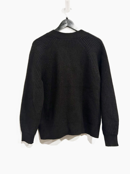 Everlane The Felted Merino Cardigan in Black - Small