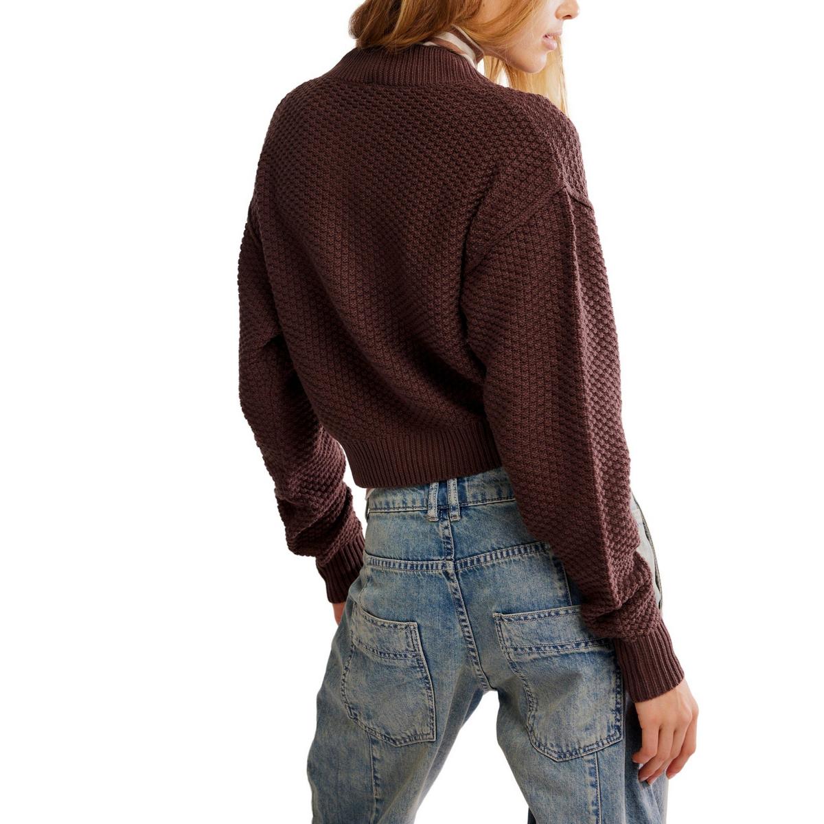 Free People Lila Cardigan in Potting Soil - Large