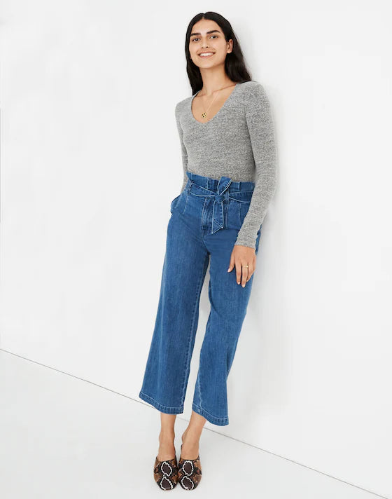 Madewell Paperbag Jeans in Flannigan Wash - 28
