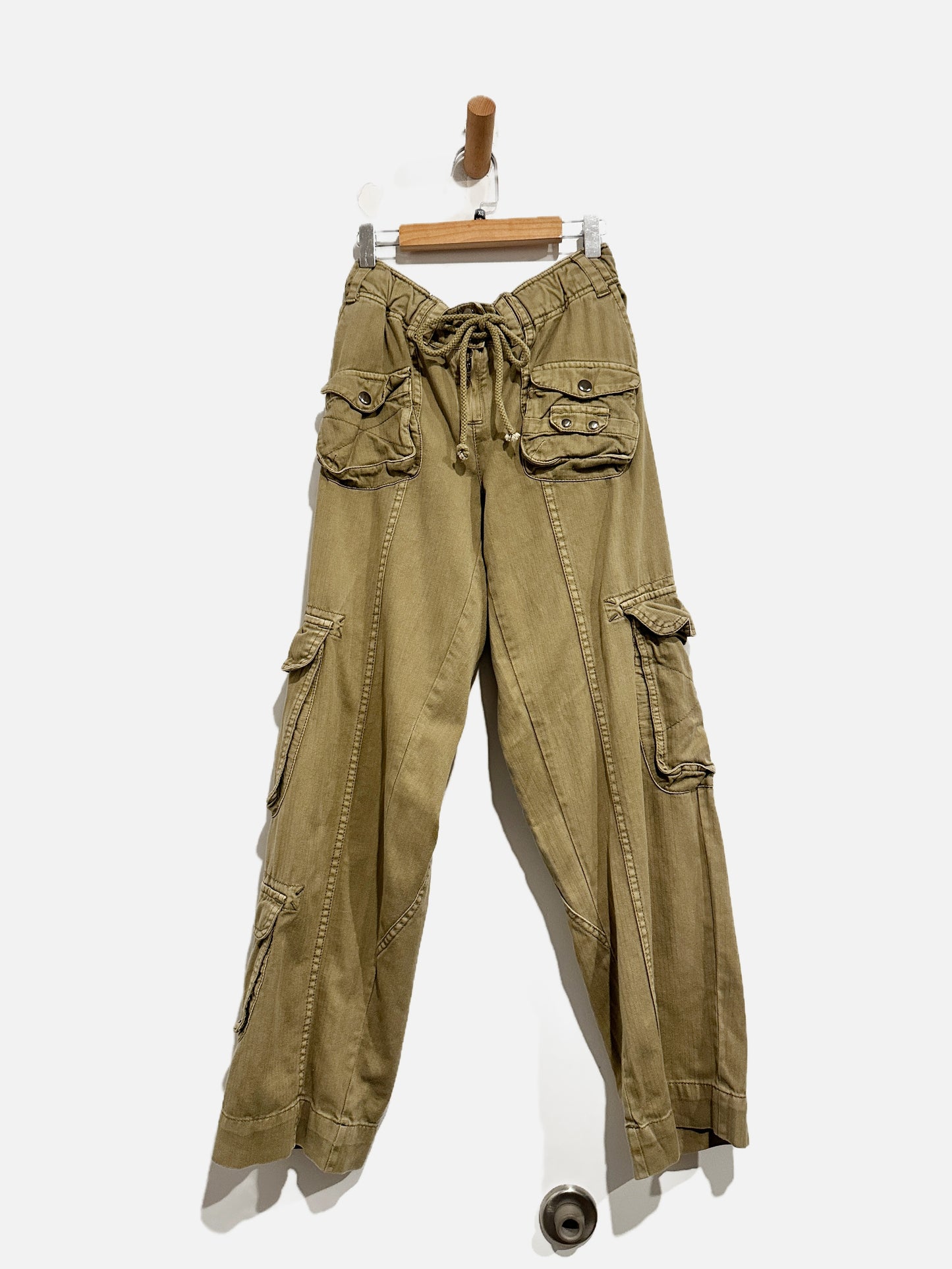 Free People Green Cargo Pants - XS