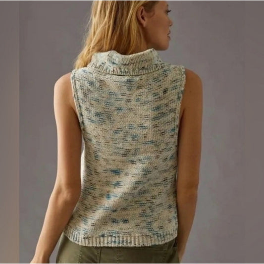 Anthropologie Pilcro Rainbow Knit Sleeveless Top - XXS