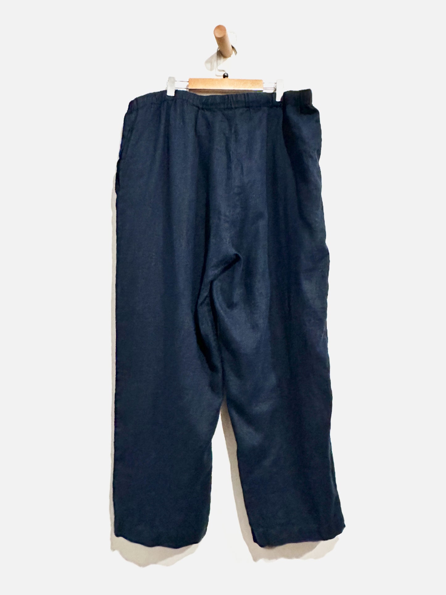 Quince Navy Linen Pants - XL