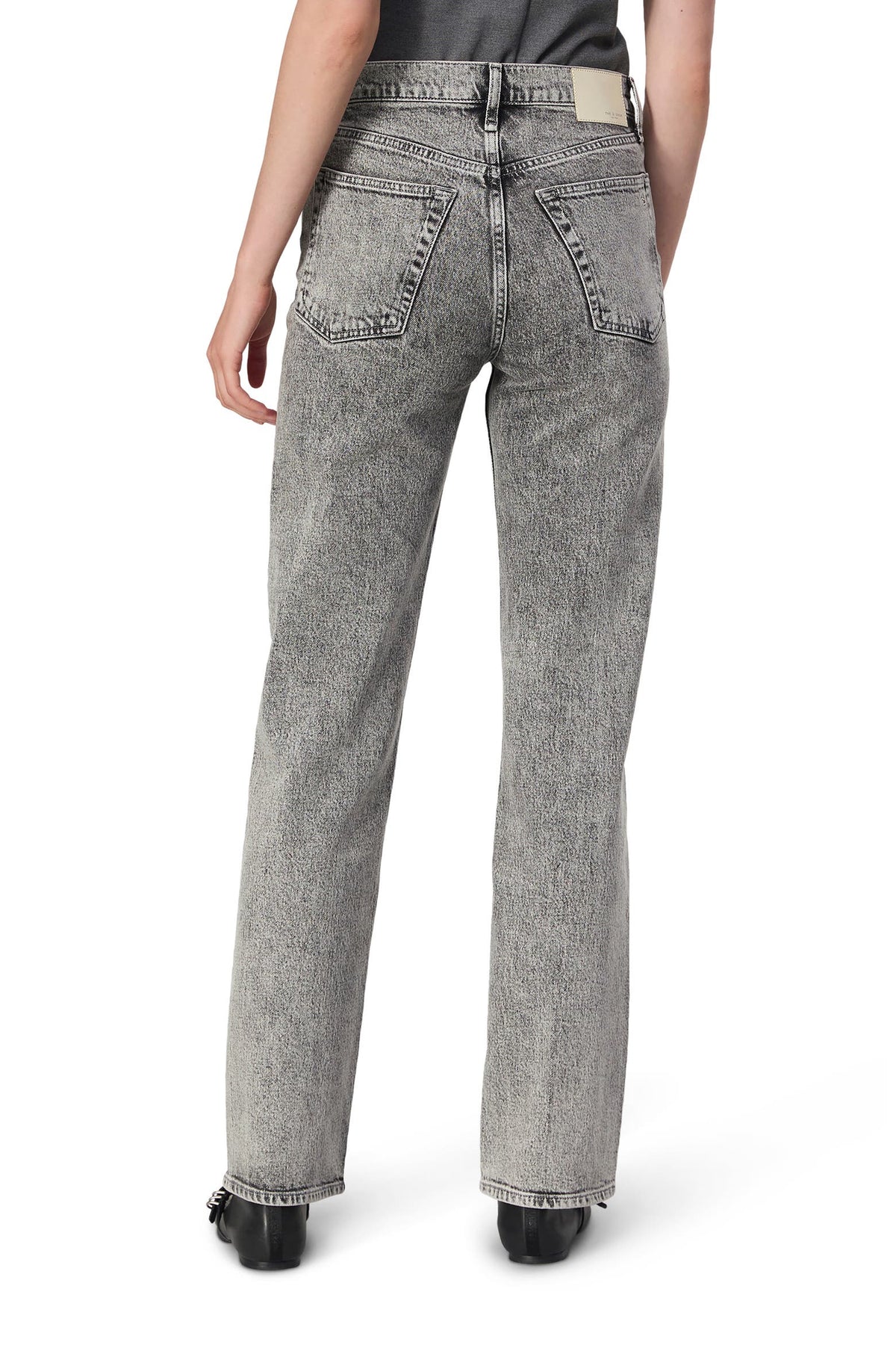 Rag & Bone Gray Acid Wash Straight Leg Jeans - 27