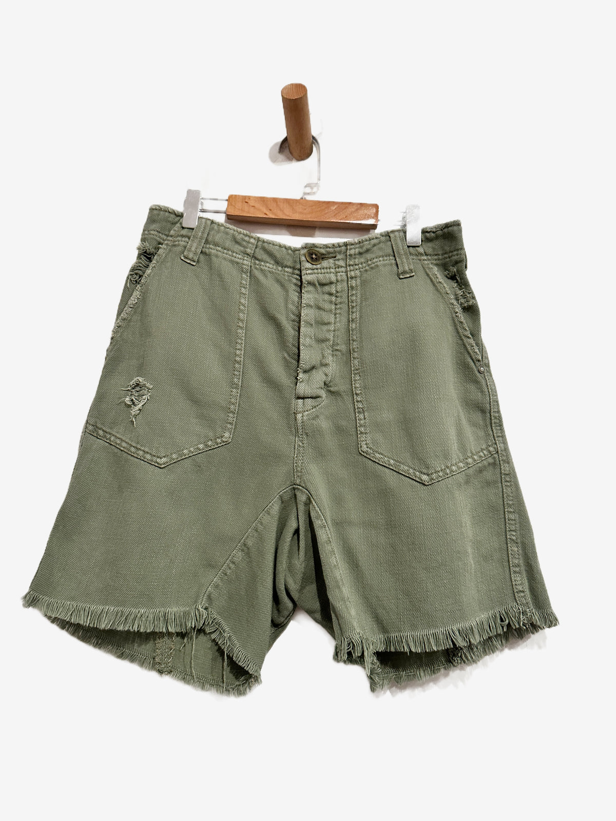 Free People She’s A Legend Harem Short in Washed Army - 0