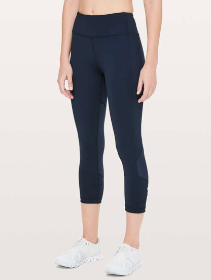 Lululemon Pace Rival Crop *Full-On Luxtreme 22" in True Navy - 10