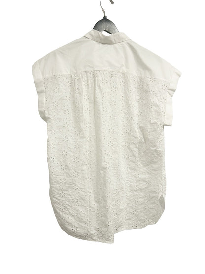 Gap White Eyelet Button Down - Medium