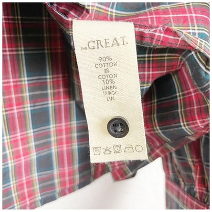 The Great Venetian Plaid Button Up Size 2/Medium