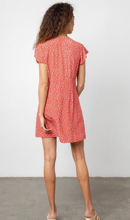 Rails Helena Carmine Daisies Dress in Pink - Large