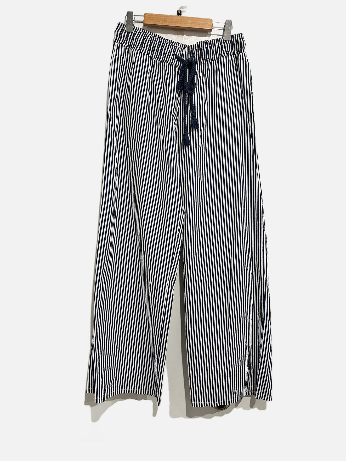 Edikted Seaside Striped Pants in Blue - Small