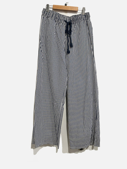 Edikted Seaside Striped Pants in Blue - Small
