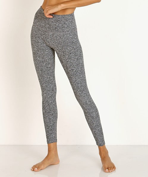 Beyond Yoga Spacedye Caught In The Midi High Waisted Legging in Black & White - XS