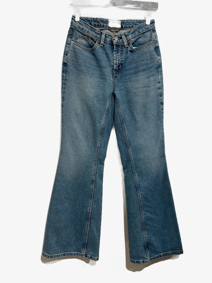 Free People West Coast Relaxed Flare Jeans - 26