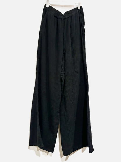 O’Neill Caralee Double Gauze Pants in Black - Small
