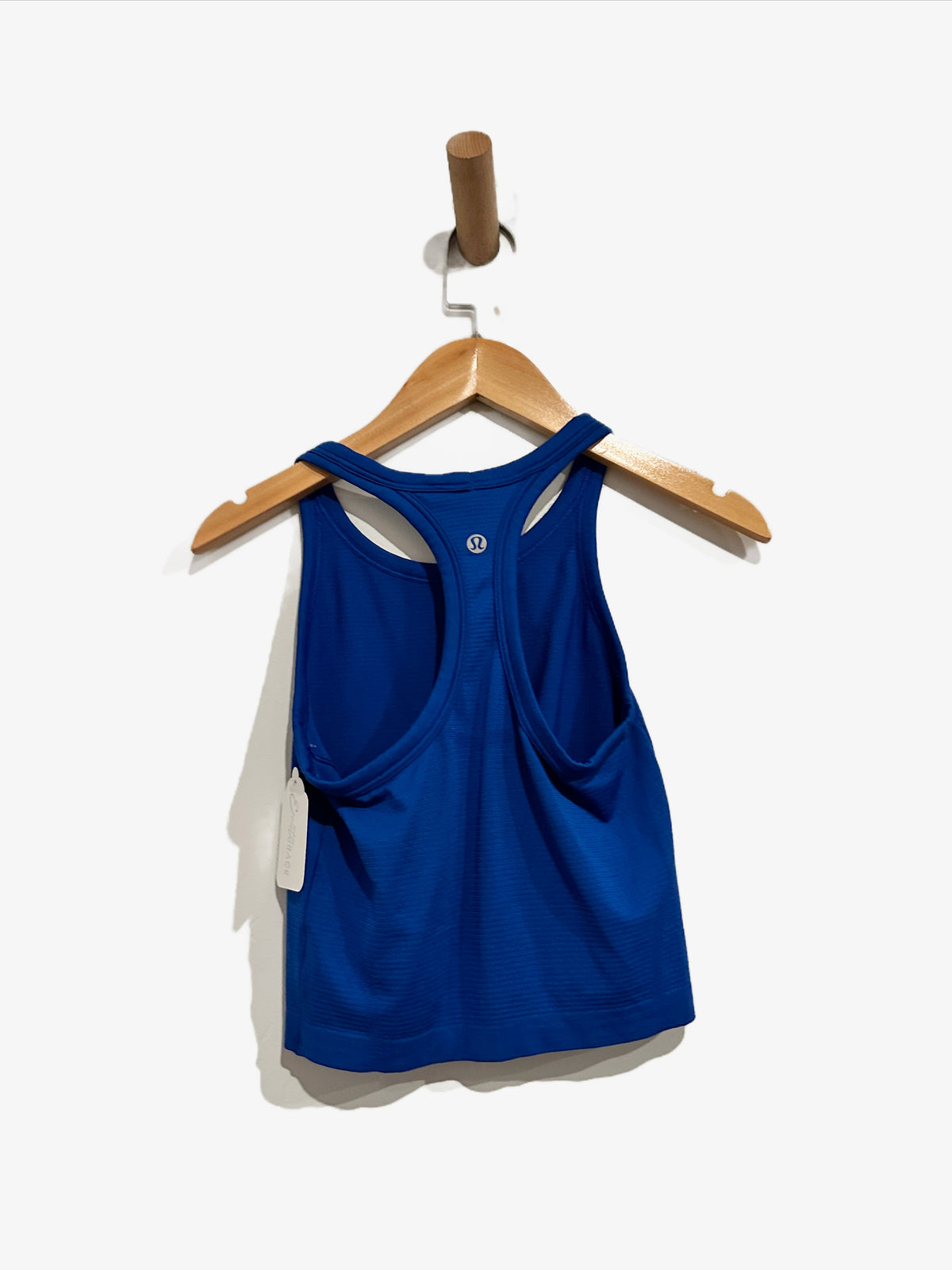 Lululemon Swiftly Tech Cropped Racerback Tank Top in Galactic Cobalt