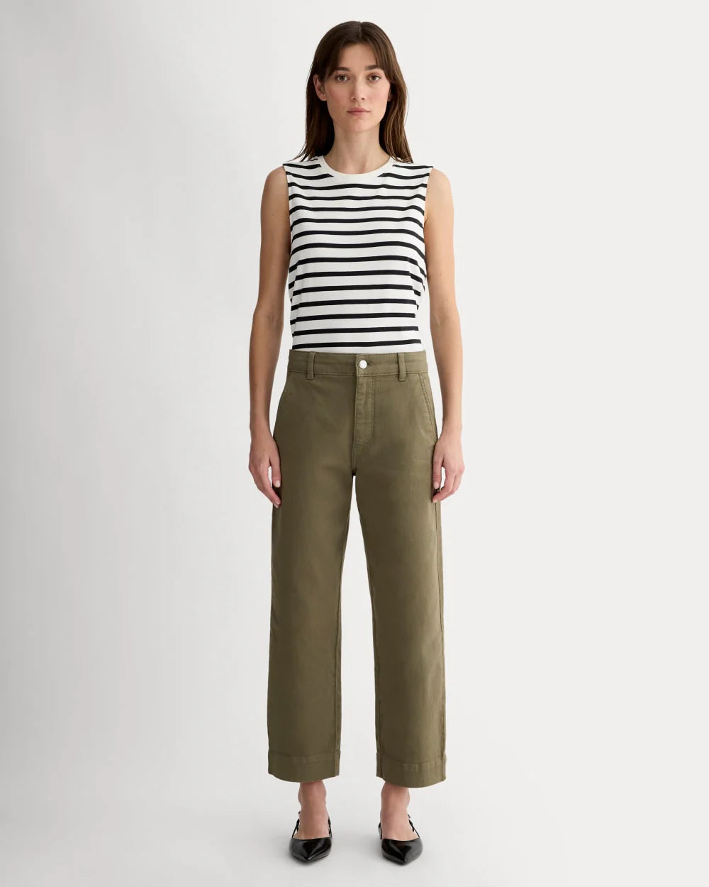 Everlane Green Utility Pants -6