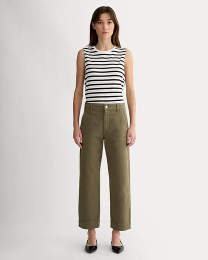 Everlane Green Utility Pants -6