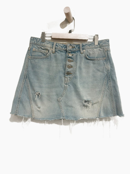 Free People Montauk Denim Mini Skirt - 29