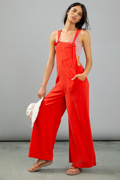 Anthropologie Red Jumpsuit - XXSP