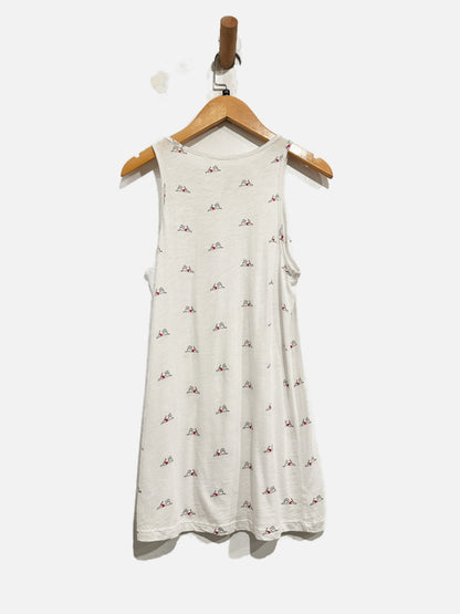 Marine Layer White Sunbather Tank - XS