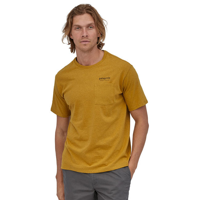 Patagonia Granite Magic Pocket ResponsibiIli-Tee in Hawk Gold - Medium