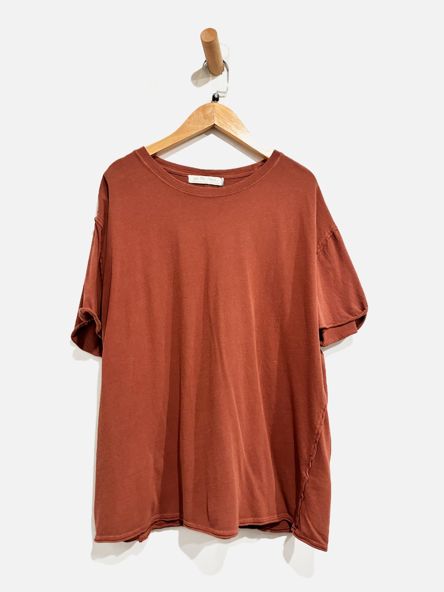Free People Nina Tee in Brownie - XS