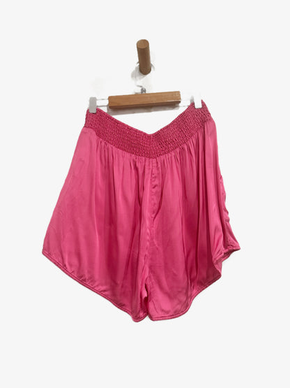 Aerie Hot Pink Satin Shorts - Small
