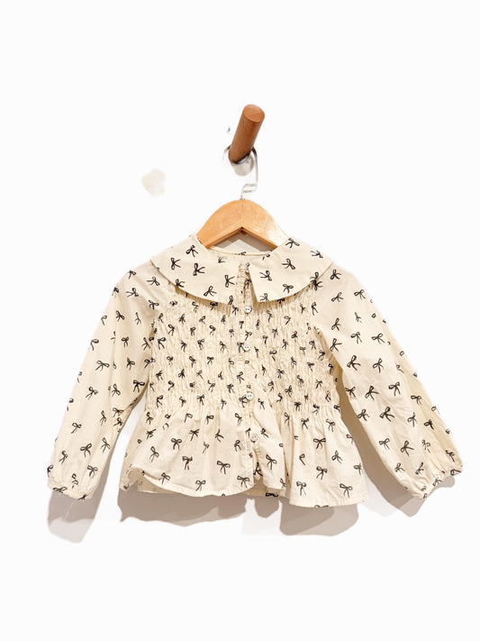 Zara Girls Bow Blouse - 3