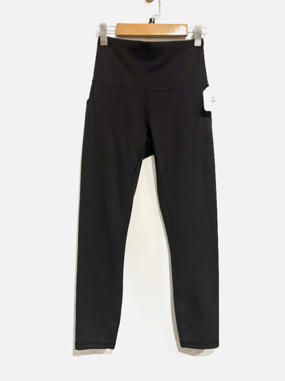 Lululemon Wunder Train High-Rise Crop with Pockets 23" in Black - 4