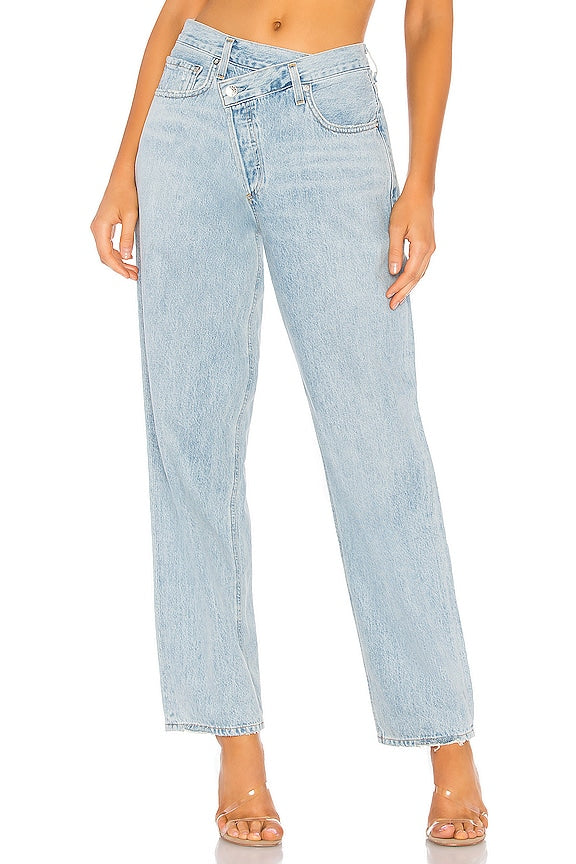 Agolde Criss Cross Upsized Jean in Suburbia - 23